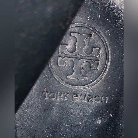 Tory Burch Black Suede Western Calf height Boots 🥾 Inside Zip Round Toe - Picture 7 of 15